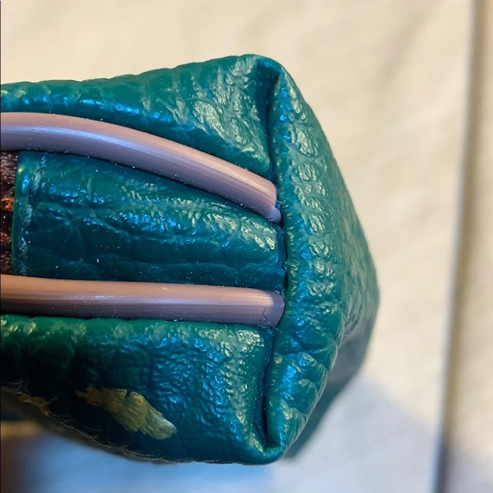 B.Sitbon hand painted pouch unique rooster new